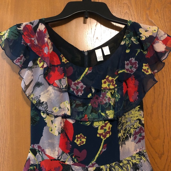 Target Go International 2008 Private Label Collection tiered ruffle dress 1 - Picture 2 of 12